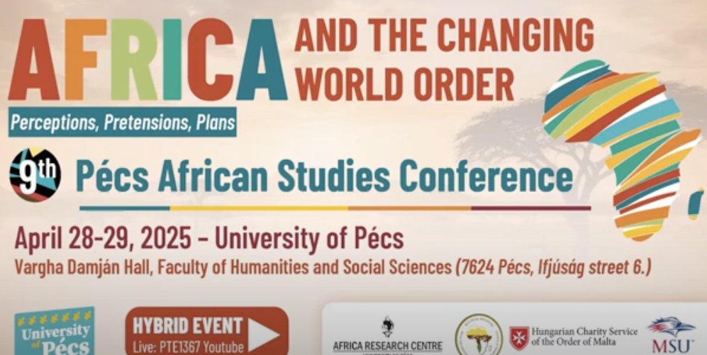 Dominik Kopinski (@dkopinski) on Twitter photo It was a great honour to give the Ian Taylor Memorial keynote lecture at the 9th African Studies Conference at the amazing University of Pécs <a href="/pte1367/">University of Pécs (UP)</a>🇭🇺. My talk: Chinese Investment in Africa: Beyond the Eurocentric Lens.
Big thanks to István Tarrósy for the kind invite! It was a great honour to give the Ian Taylor Memorial keynote lecture at the 9th African Studies Conference at the amazing University of Pécs <a href="/pte1367/">University of Pécs (UP)</a>🇭🇺. My talk: Chinese Investment in Africa: Beyond the Eurocentric Lens.
Big thanks to István Tarrósy for the kind invite!