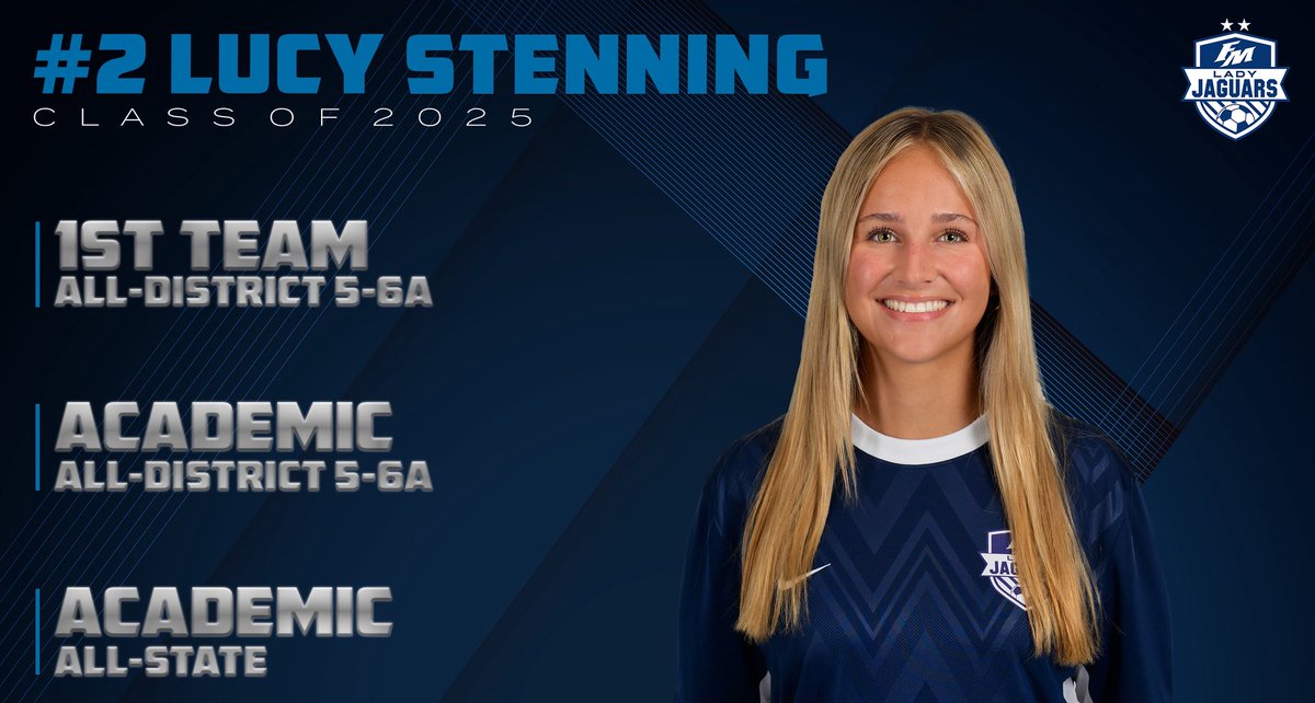 🏅 DISTRICT HONORS: LUCY STENNING

1st Team All-District
Academic All-District
Academic All-State

Lucy’s dedication and hard work both on the field and in the classroom set the standard for excellence! An absolute standout this season!