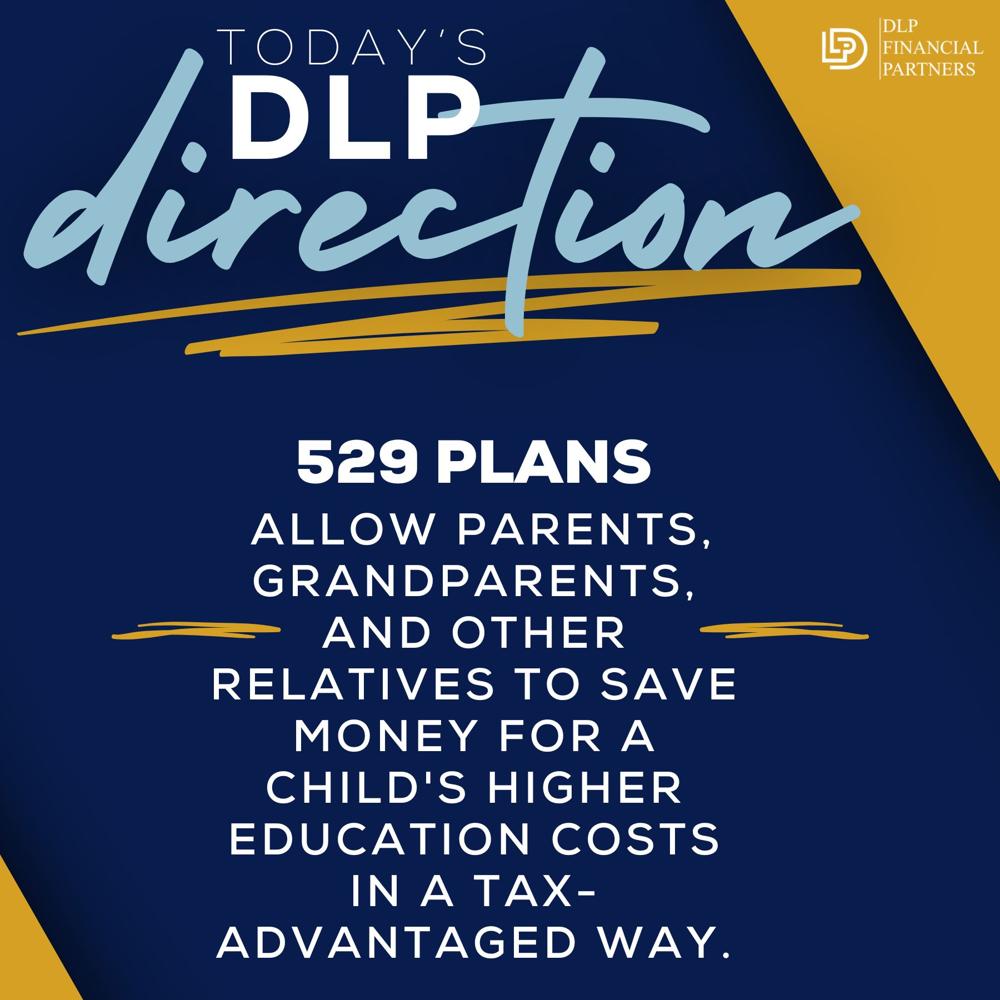 DLP_Financial's tweet image. Do you currently invest into a 529 Plan for someone you know? #DLP #FinancialPlanning #AlmaMI