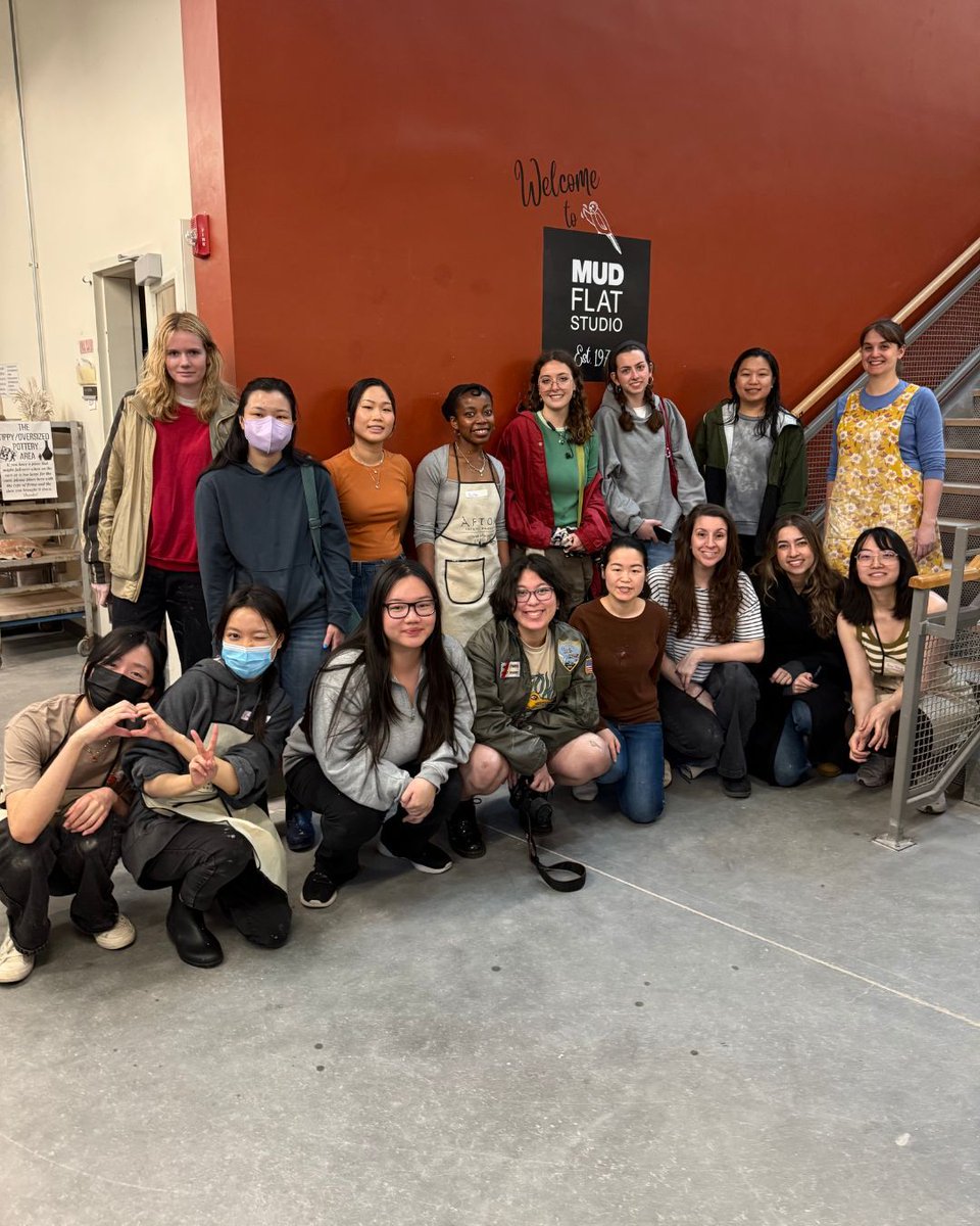 ✨ Arts Insider Recap! ✨

On April 26, Graduate Assistant Connie led our April Arts Insiders with 15 students! They had an amazing time at Mudflat Studios in Somerville, where students got hands-on experience with the pottery wheel led by a skilled Mudflat instructor! 🎨🌀