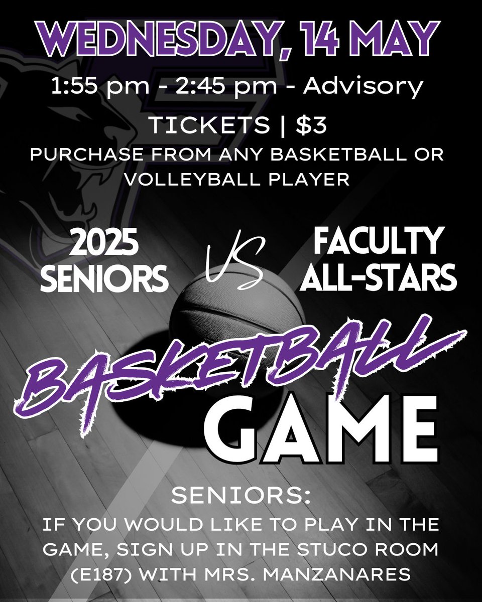 FHS Cougar Basketball (@fhscougarbball) on Twitter photo Tickets on sale now!!! Get them for $3 from any basketball or volleyball player, or in room N288 at main and 100 at magnet.
Seniors: If you want to play, sign up in the Student Activities room (E187) with Mrs. Manzanares.
<a href="/TXFHSCougars/">Franklin High School</a> <a href="/TXFHSCougars/">Franklin High School</a> @ Tickets on sale now!!! Get them for $3 from any basketball or volleyball player, or in room N288 at main and 100 at magnet.
Seniors: If you want to play, sign up in the Student Activities room (E187) with Mrs. Manzanares.
<a href="/TXFHSCougars/">Franklin High School</a> <a href="/TXFHSCougars/">Franklin High School</a> @
