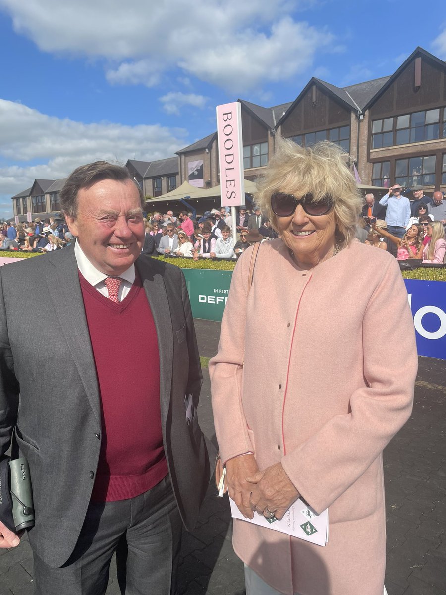 Racing TV (@racingtv) on Twitter photo Nicky Henderson and Jessica Harrington at the <a href="/punchestownrace/">Punchestown</a> Festival โค๏ธ
Two hours until Constitution Hill contests the <a href="/Boodles/">Boodles</a> Champion Hurdle ๐คฉ
<a href="/sevenbarrows/">Nicky Henderson</a> | <a href="/Jessica_Racing/">Jessica Harrington</a> | <a href="/HRIRacing/">Horse Racing Ireland</a> Nicky Henderson and Jessica Harrington at the <a href="/punchestownrace/">Punchestown</a> Festival โค๏ธ
Two hours until Constitution Hill contests the <a href="/Boodles/">Boodles</a> Champion Hurdle ๐คฉ
<a href="/sevenbarrows/">Nicky Henderson</a> | <a href="/Jessica_Racing/">Jessica Harrington</a> | <a href="/HRIRacing/">Horse Racing Ireland</a>
