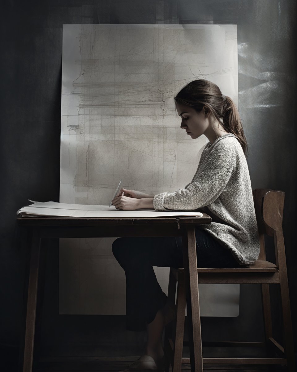 LenaVeris's tweet image. &apos;Quiet Contemplation&apos;—a journey into silence where light and shadow converse. Here, the unseen whispers to the heart. 🌗🖌️ #ArtInSilence #LenaVeris #AbstractReflection