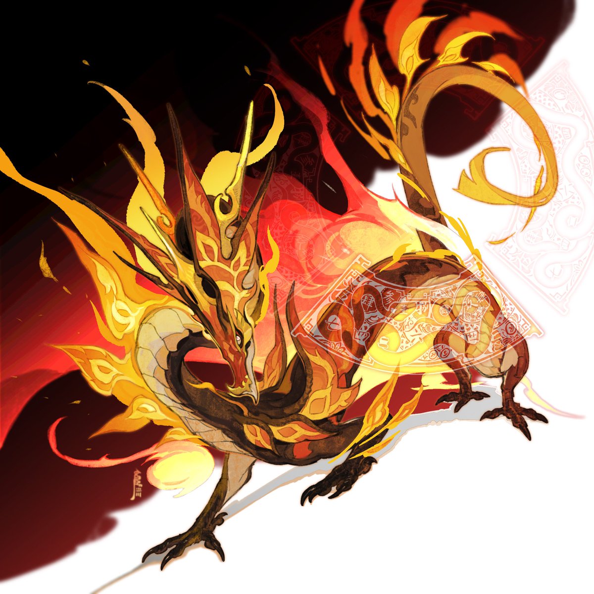 whitecrowball's tweet image. 炎龙