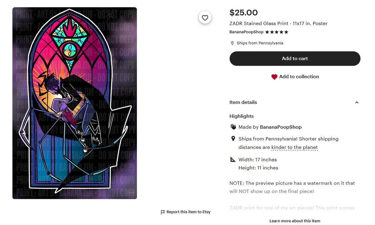 bananaz1m's tweet image. #zadr poster for sale on Etsy! links in description