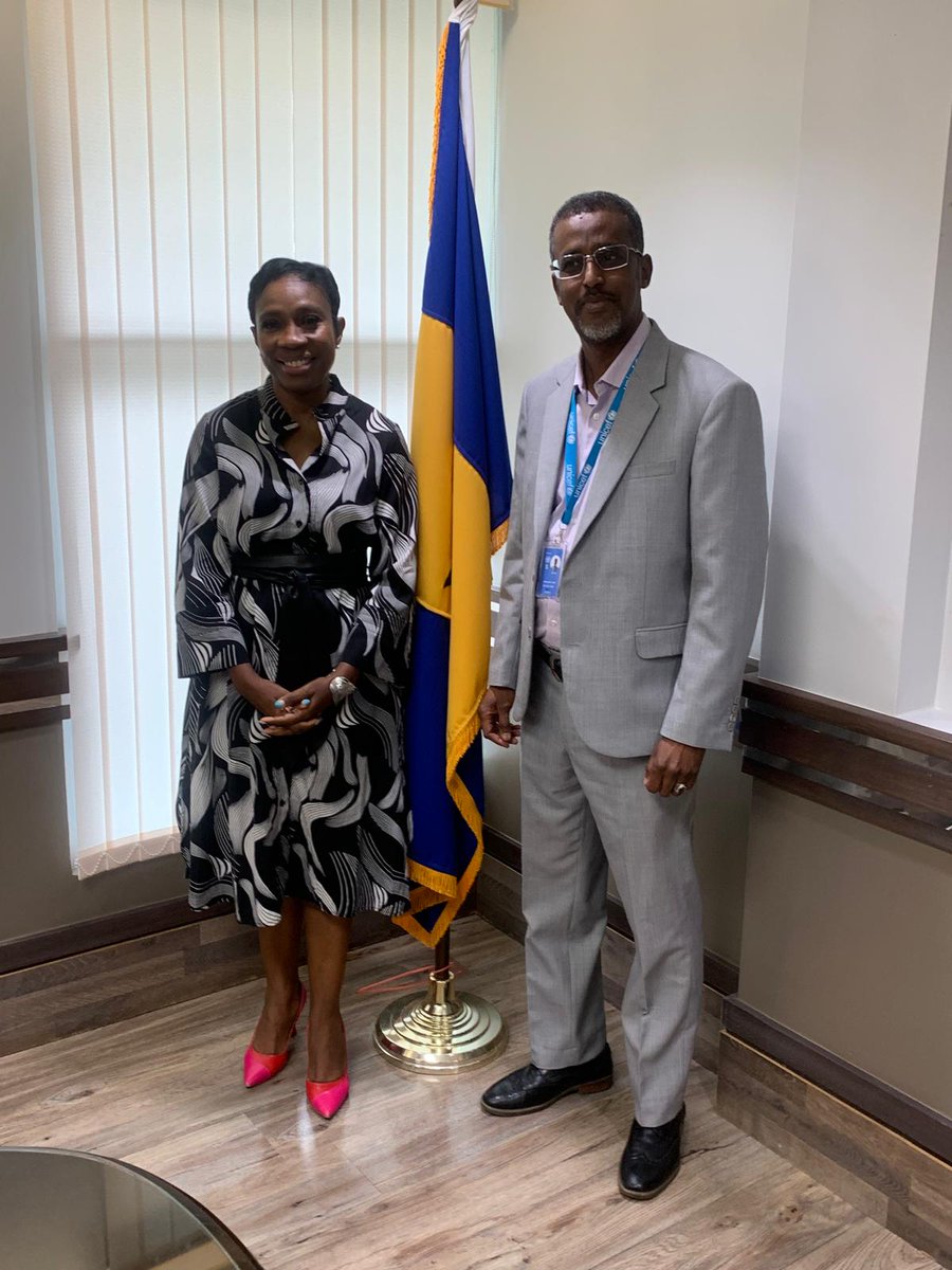 UNICEF Eastern Caribbean (@unicefeca) on Twitter photo UNICEF Rep <a href="/MusseAbdulkadir/">Abdulkadir Musse</a> met with Senator Dr Shantal Munro-Knight in Barbados to advance a shared vision: tackling youth violence through culture, creativity and community. Together, we’re working for a safer, more supportive future. 💙 #EndViolence #ForEveryChild UNICEF Rep <a href="/MusseAbdulkadir/">Abdulkadir Musse</a> met with Senator Dr Shantal Munro-Knight in Barbados to advance a shared vision: tackling youth violence through culture, creativity and community. Together, we’re working for a safer, more supportive future. 💙 #EndViolence #ForEveryChild