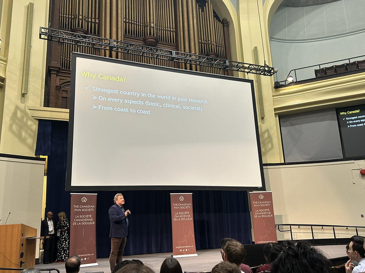 Chronic Pain Network (@cpn_rdc) on Twitter photo Yves de Koninck, <a href="/universitelaval/">Université Laval</a> talks about the accomplishments of pain research in Canada. 🇨🇦
#CanadianPain25 Yves de Koninck, <a href="/universitelaval/">Université Laval</a> talks about the accomplishments of pain research in Canada. 🇨🇦
#CanadianPain25
