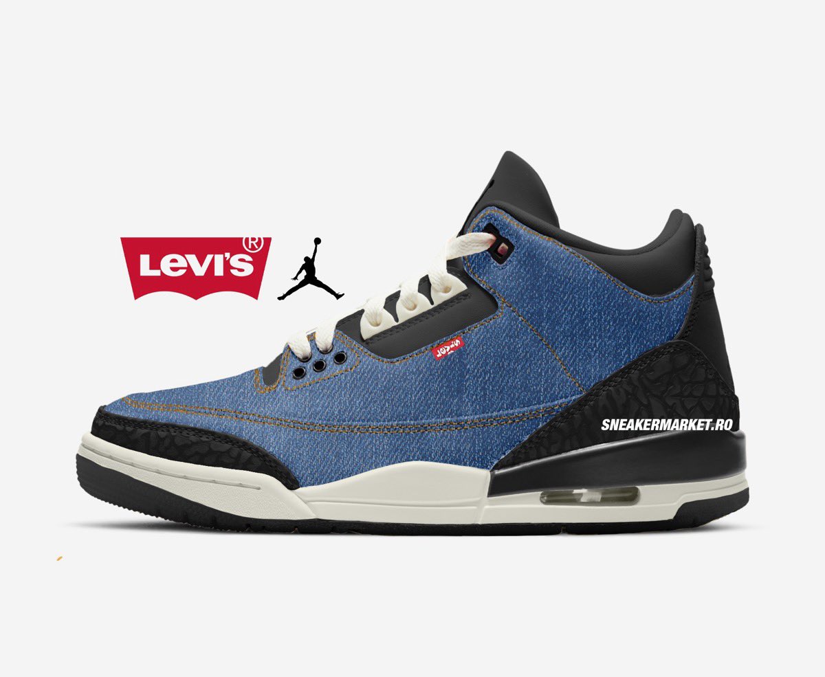 最安 Levi's × Nike Air Jordan 3 Retro SP NIKE AIR JORDAN 3 RETRO SP × LEVI'S ナイキ エア ジョーダン 3