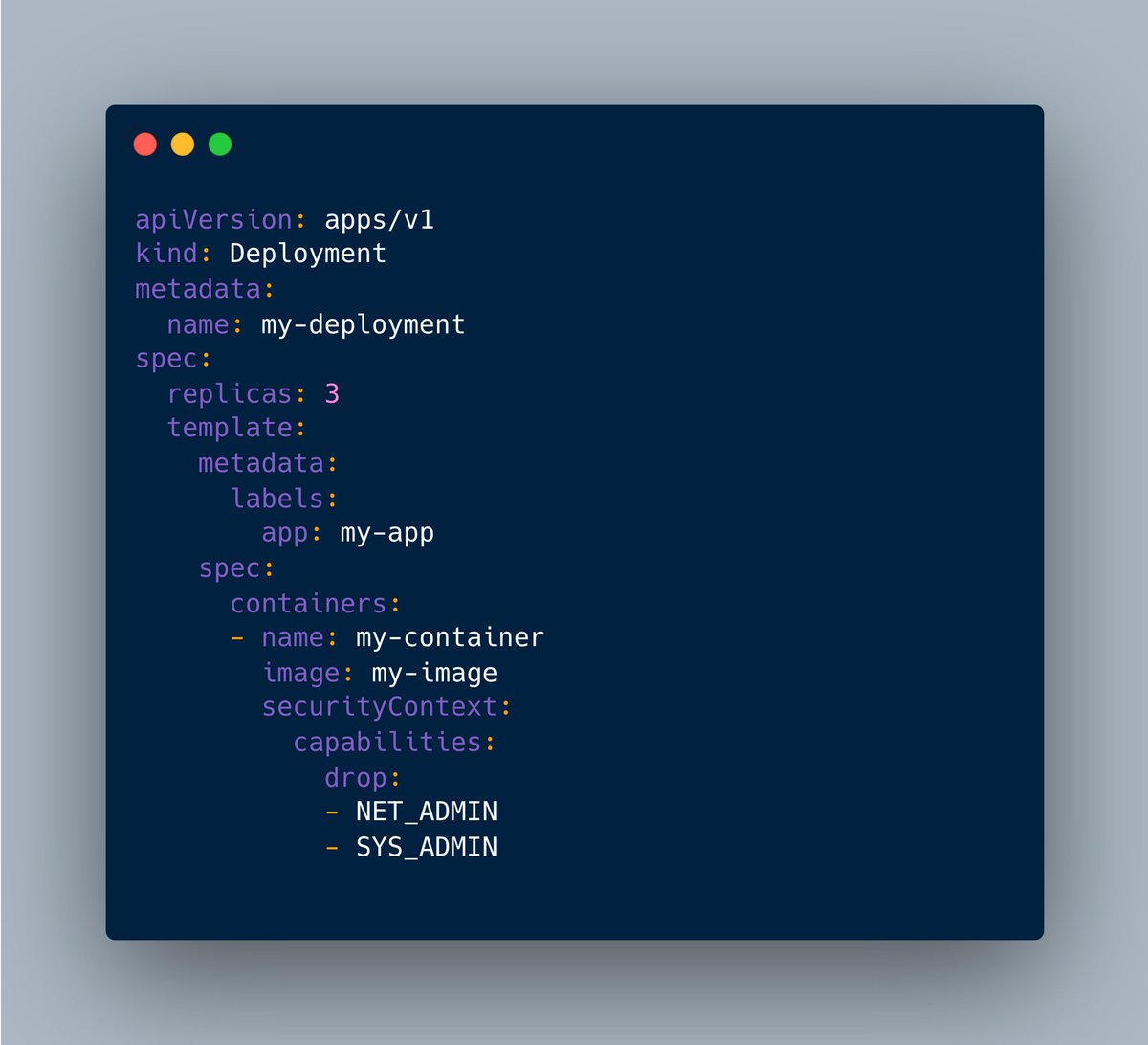 MohammadAliEN's tweet image. 🔒 Docker Tip #11: To restrict container capabilities on Kubernetes, use &quot;security context&quot;.

#ContainerSecurity #DockerHour ⏳

DockerSecurity.io
