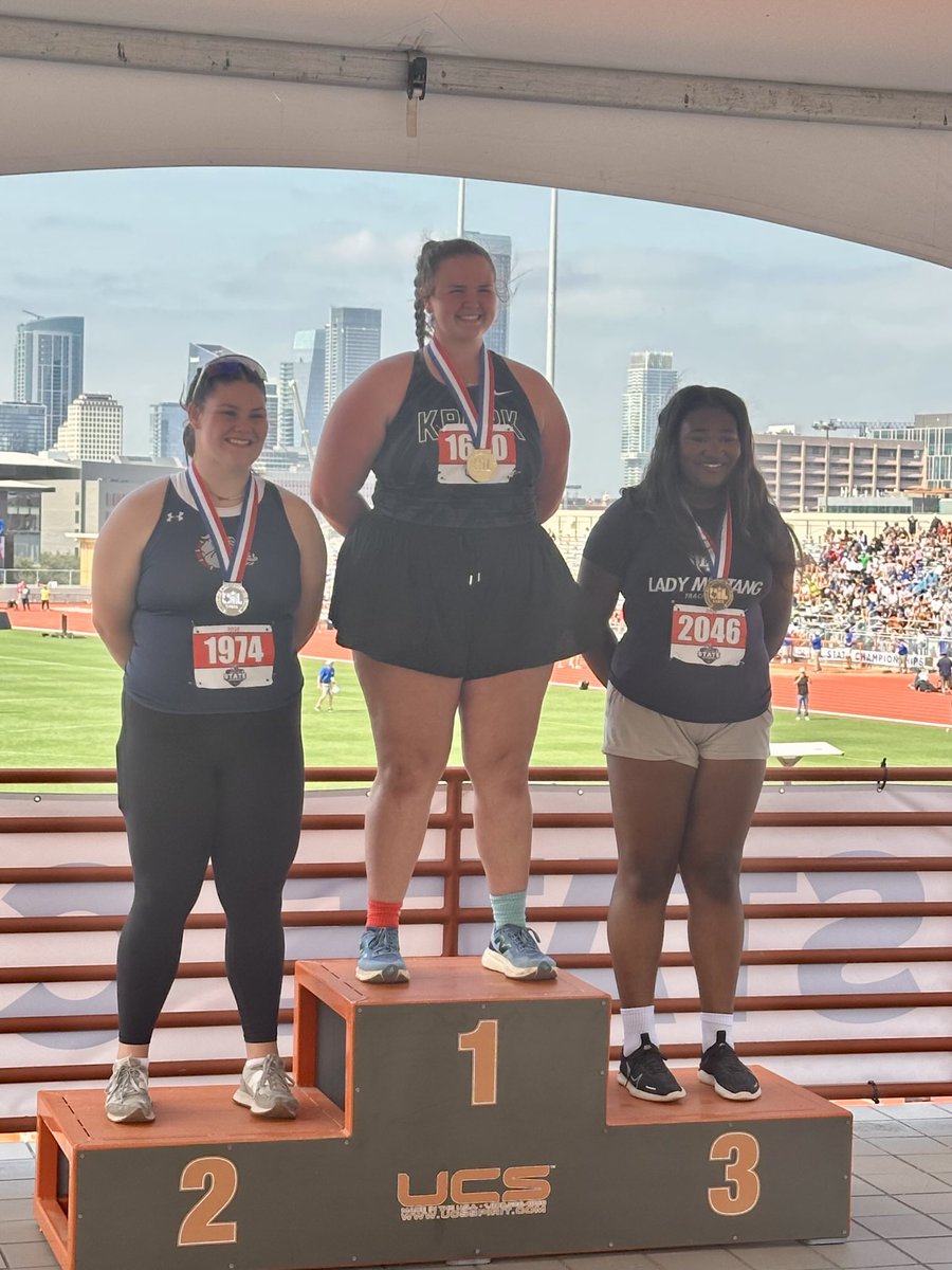 ⁦<a href="/HumbleISD/">Humble ISD</a>⁩ has a STATE CHAMPION 💪 ! Courtney Daniel ⁦<a href="/HumbleISD_KPHS/">Kingwood Park HS</a>⁩ ⁦<a href="/jokoch09/">Joshua Koch_Humble ISD</a>⁩ ⁦<a href="/KParkGirlsXC_TF/">KPark Girls Cross Country, Track & Field</a>⁩ 
LETS GO !!!