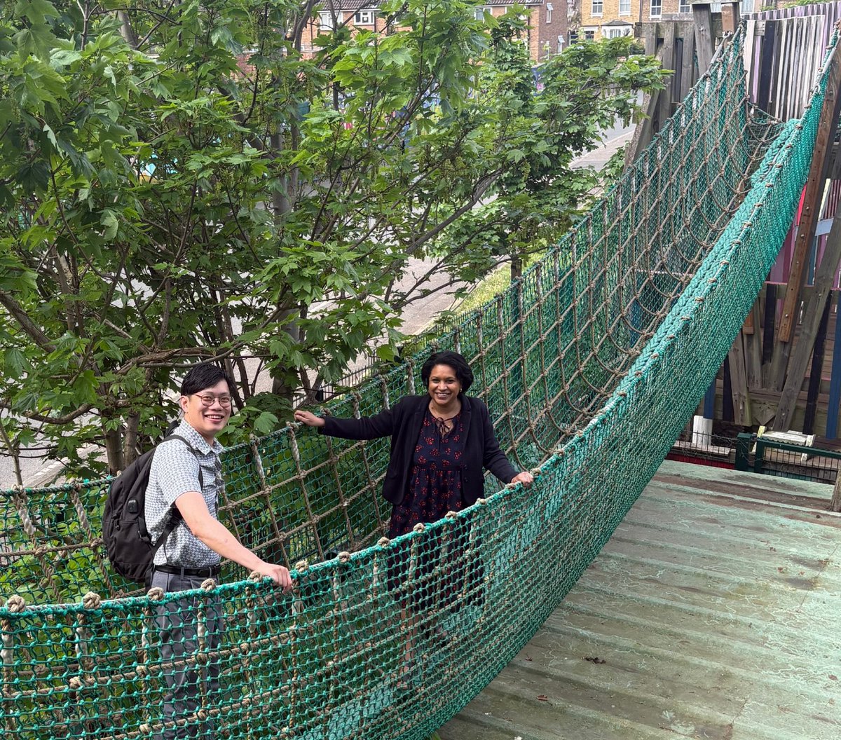 Had a brilliant morning at Home Park Adventure Playground in my constituency! There is a great mix of indoor &amp; outdoor fun for children.

With @lewishamcouncil officers and @edison1d, we discussed the need to better improve the green spaces and facilities.