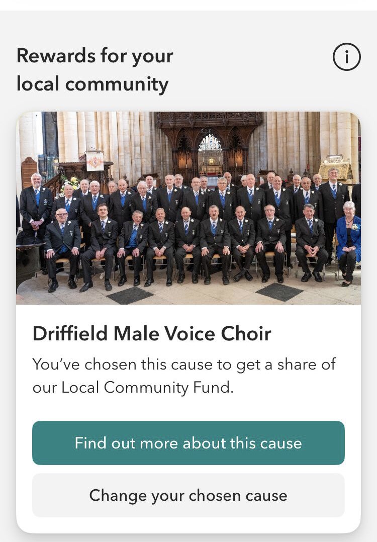 DriffieldMVC's tweet image. We’re very grateful to the @coopuk for selecting us a one of their local causes - it helps us to continue our important work within our community.
We still need your vote so please select us as the local cause you support through their local community fund!
Thank you 🙏
#DMVC