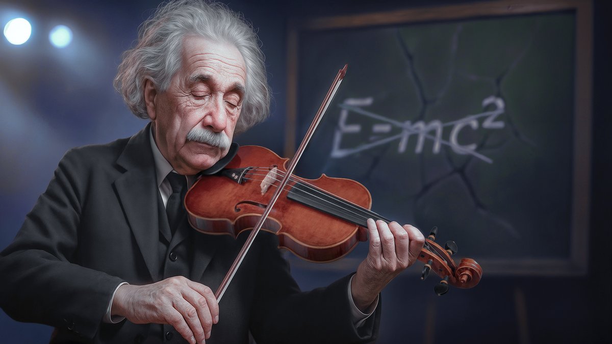 Day 2 of posting a thumbnail every day in May

What if Einstein had become a violinist instead of a physicist?

Feedback welcome 🫡