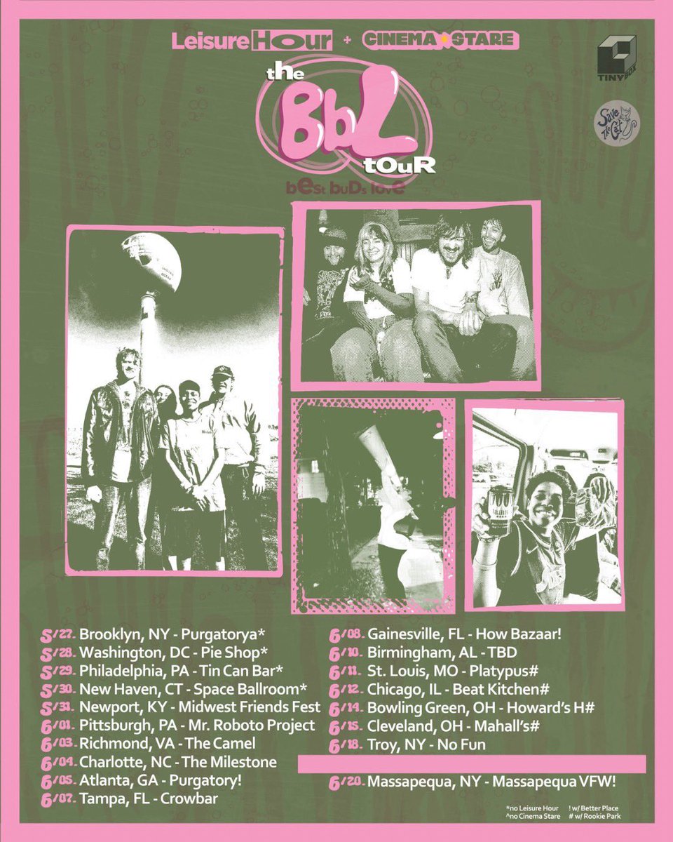 EmoEthie's tweet image. My summer plans. Running it back for tourfare 2 with @equipment_ohio. Then spending June with @Leisure_Hour_ on the way to Fauxchella where my band @FetchQuestChi is playing out first show. Then heading to XLNC with @starshollowia. Come to these shows say hi!