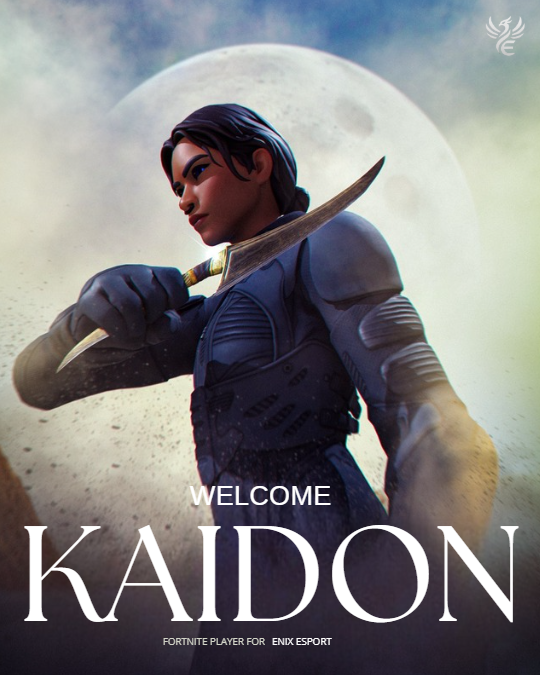 Nouvelle saison. Nouveau départ. Nouveau
 joueur.

La team ENIX entre dans une nouvelle ère, et quoi 
de mieux que de renforcer nos rangs avec un 
talent prometteur ?

Nous avons l’honneur d’accueillir <a href="/kaidonrrr/">Kaidon new acc</a>  prêt à défendre nos couleurs et marquer cette saison de son