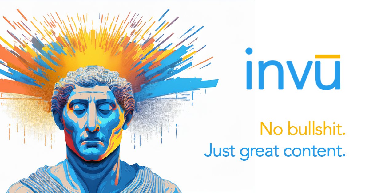 Want great content in the areas of #AI, #Marketing, #AdTech, and #Creative? Look no further. 

Sign up for #Invu newsletter here: invu.advu.media