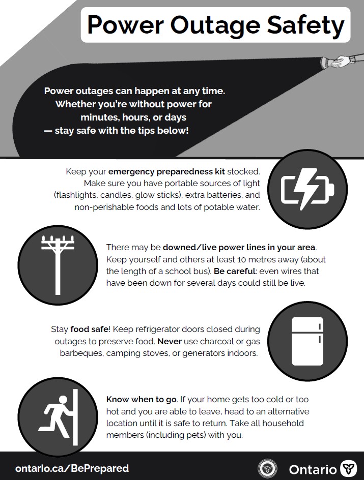 Severe storms often bring extended power outages. <a href="/HydroOne/">Hydro One</a> works hard to get power restored as quickly as possible, but sometimes it can take days or even weeks for work to be completed. Are you prepared? #EPWeek2025 #PrepareForEverySeason #BePrepared
hydroone.com/power-outages-…