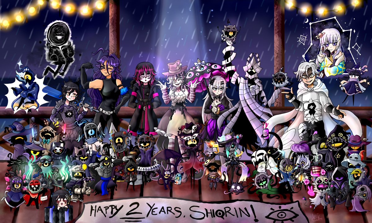 "Even after a month full of adversities, Inkwell managed to stay strong just for this moment. To celebrate together the birthday of the Archiver..."

Happy Birthday to Shiorin and Inkwell!!!
#ShiorinSketch #partyvella2025