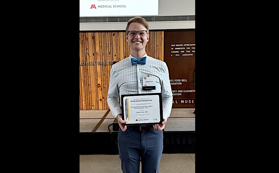 UMN Laboratory Medicine and Pathology (@umnlabmedpath) on Twitter photo <a href="/UMNLabMedPath/">UMN Laboratory Medicine and Pathology</a> <a href="/umnmedschool/">UMN Medical School</a>
Arries is honored again for “Excellence in Education”
med.umn.edu/pathology/news… <a href="/UMNLabMedPath/">UMN Laboratory Medicine and Pathology</a> <a href="/umnmedschool/">UMN Medical School</a>
Arries is honored again for “Excellence in Education”
med.umn.edu/pathology/news…