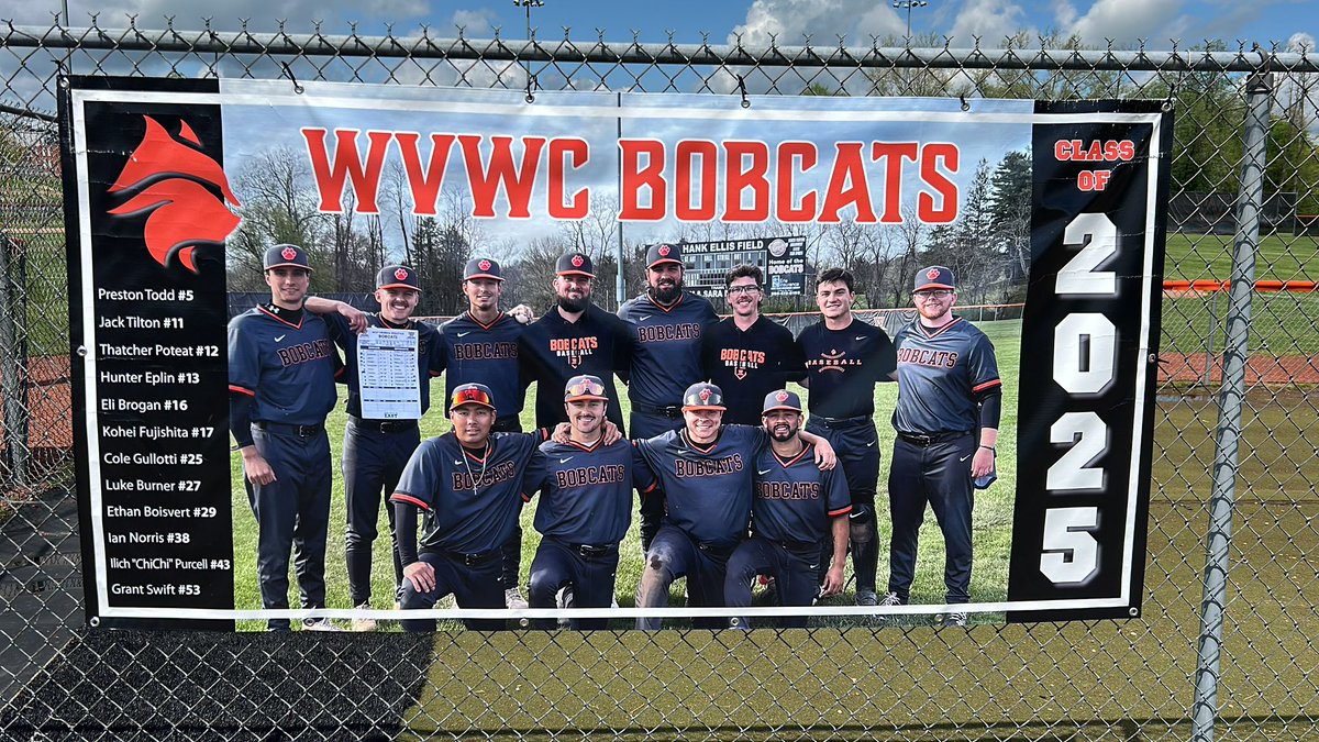 Your last chance to catch these guys in action at the Hank!! First pitch 1 pm. MEC divisional series against Davis and Elkins. #defendthehank#gooutinstyle