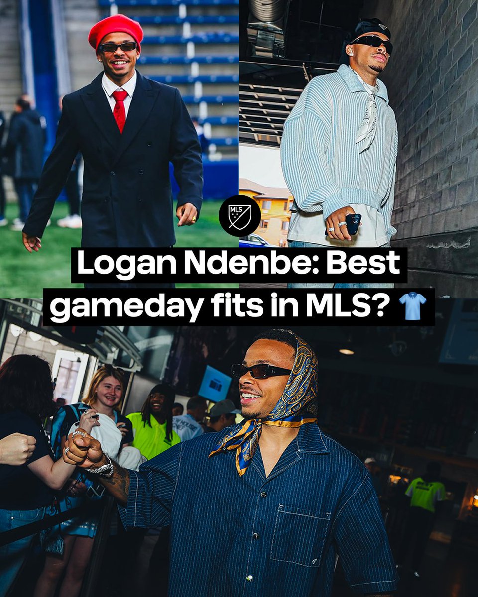 MLS's tweet photo. Logan Ndenbe's style is unmatched. 😎

Watch SKC vs LA on Sunday at 7:00pm ET: https://t.co/7u0rX0iYCw https://t.co/HtqOl316Cd