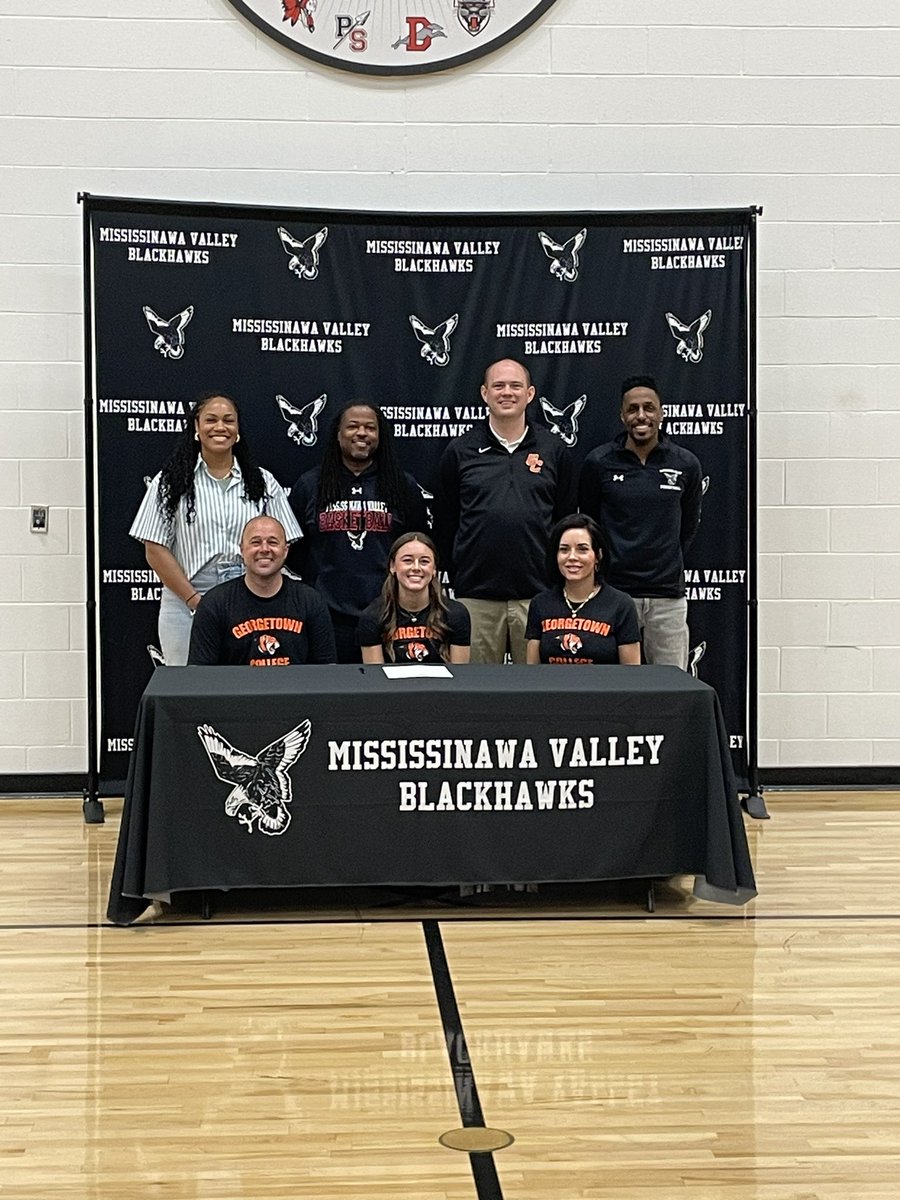 ▪️Congratulations to Senior, Taylee Woodbury, as she will be continuing her 🏀 career at Georgetown College▪️

Taylee was a 4 year letterman in 🏀 She left her mark here at Mississinawa Valley as she broke several records and finished her 🏀 career scoring 1,470 points making her