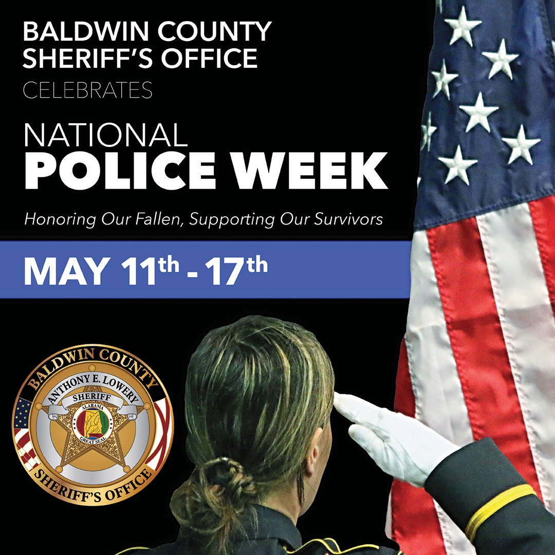 Baldwin County Sheriff's Office (@1bc_so) on Twitter photo Please join us in honoring and remembering the brave men and women of law enforcement who made the ultimate sacrifice. Please join us in honoring and remembering the brave men and women of law enforcement who made the ultimate sacrifice.