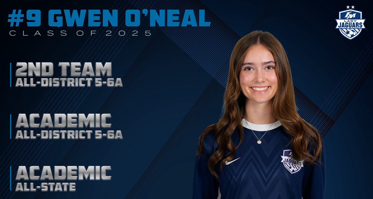 🏅 DISTRICT HONORS: GWEN O'NEAL

2nd Team All-District
Academic All-District
Academic All-State

Gwen’s determination and skill were evident all season—she brought so much energy and fun to the team, making every moment memorable!