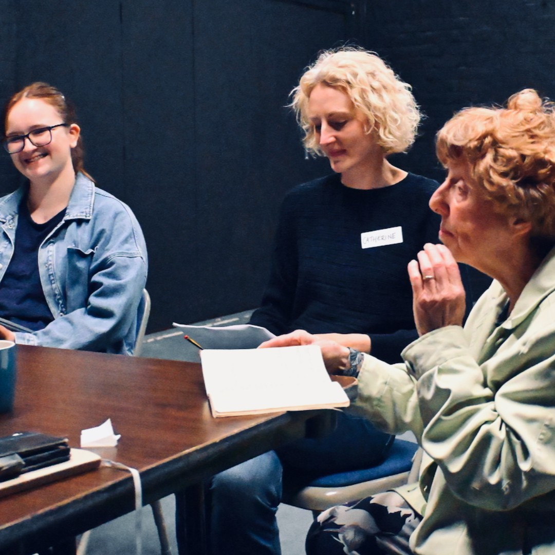 YorkTheatre's tweet image. Rehearsals for His Last Report have begun! 🎭

We love peeking behind the scenes - there’s nothing quite like the magic of our community productions.💛

🎟️ Don’t miss this: ow.ly/TB9T50VLSVI

📸Lou Temple and John Shepherdson