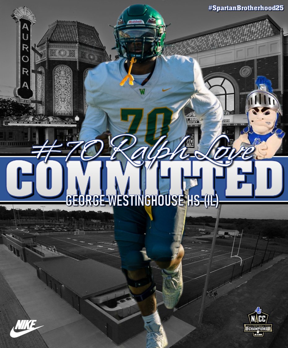 Aurora University Football (@au_spartanfb) on Twitter photo Spartan Fans, we are excited to welcome <a href="/RalphLoveIII/">Ralph Love III ✝️</a> from George Westinghouse College Prep to the Aurora Football Family. #WeAreOneAU #SpartanBrotherhood25 Spartan Fans, we are excited to welcome <a href="/RalphLoveIII/">Ralph Love III ✝️</a> from George Westinghouse College Prep to the Aurora Football Family. #WeAreOneAU #SpartanBrotherhood25