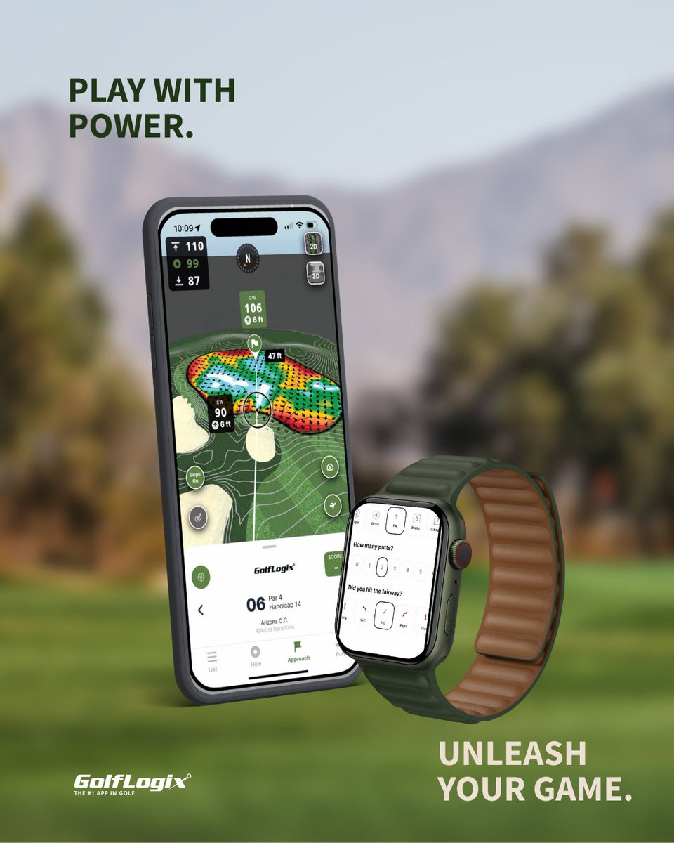 GolfLogix tweet media