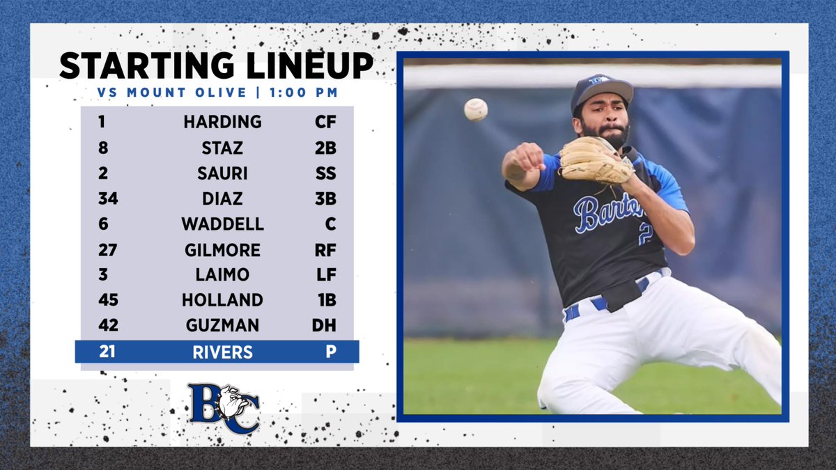 Starting lineup against Mount Olive! #GoBulldogs