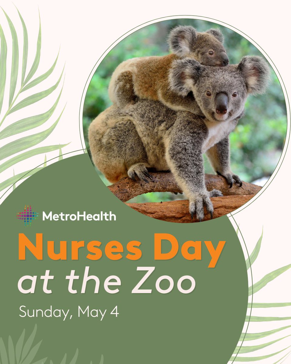 MetroHealth (@metrohealthcle) on Twitter photo In celebration of #NationalNursesWeek, nurses can enjoy FREE entry to the
<a href="/clemetzoo/">Cleveland Metroparks Zoo</a> on Sunday, May 4, courtesy of MetroHealth. In celebration of #NationalNursesWeek, nurses can enjoy FREE entry to the
<a href="/clemetzoo/">Cleveland Metroparks Zoo</a> on Sunday, May 4, courtesy of MetroHealth.