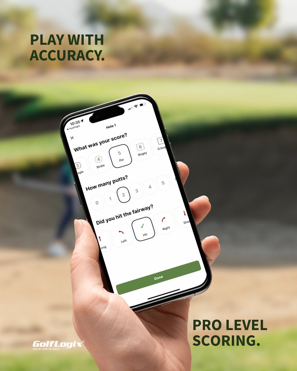 GolfLogix tweet media