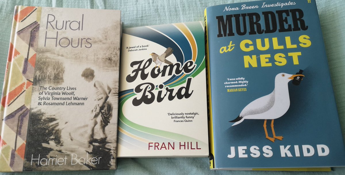 Yesterday, we were on the Hear about Books slot on <a href="/seahavenfm/">Seahaven FM 95.6 & 96.3</a>, talking about these three books and events at our library.
 <a href="/Loverofhats/">Deborah Jenkins</a> - thank you for recommending @franhill123