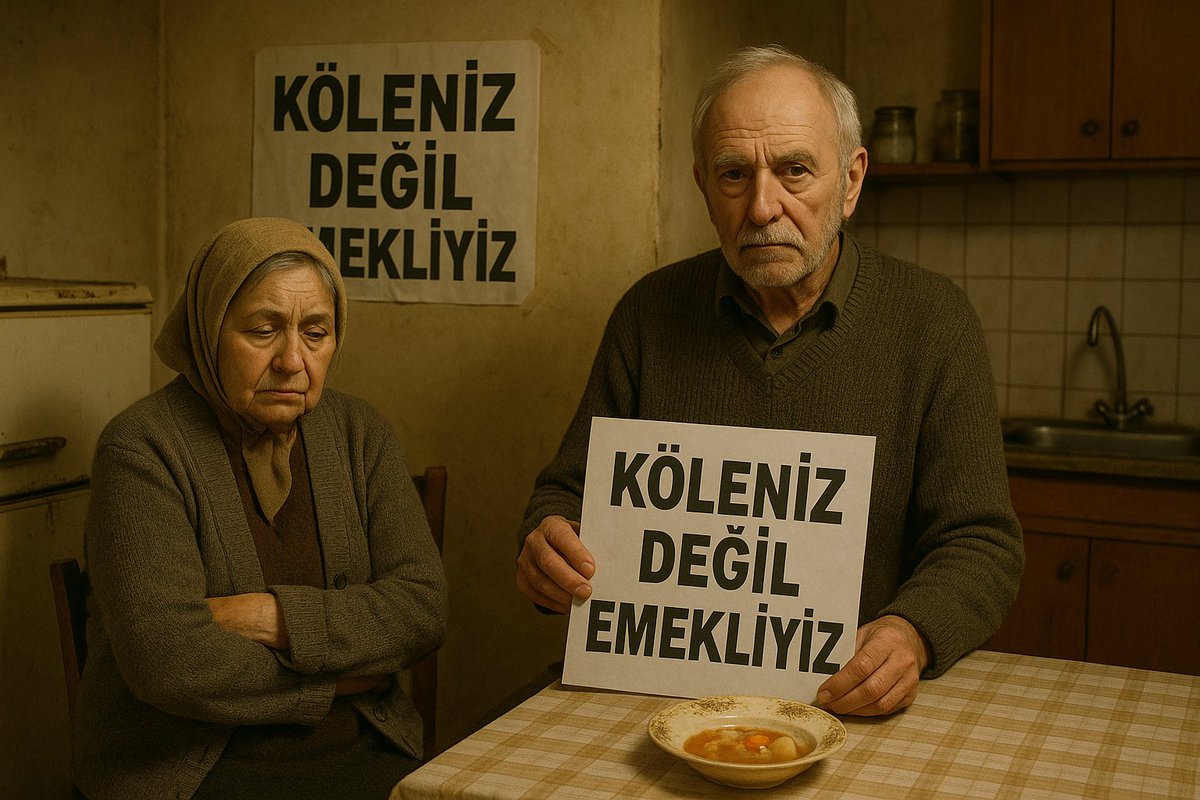 LEVENT ATACAN EYT-EF GEN.BŞK.YARD 💛💙 (@eytleventataca1) on Twitter photo <a href="/selcukktepeli/">Selçuk Tepeli</a> Ülkesine devletine 25-35 yıl arası çalışmış prim ve vergi ödemiş emeklilerin emeğinin karşılığı 14469 TL olmaz ayıptır günahtır insanlık suçudur emeklinin maaşının #karşılığıyok
Emekli açlığa sefalete mahkum edildi
<a href="/selcukktepeli/">Selçuk Tepeli</a>
#EmekliyizKölenizDeğil
#5000veKısmiye99öncesi <a href="/selcukktepeli/">Selçuk Tepeli</a> Ülkesine devletine 25-35 yıl arası çalışmış prim ve vergi ödemiş emeklilerin emeğinin karşılığı 14469 TL olmaz ayıptır günahtır insanlık suçudur emeklinin maaşının #karşılığıyok
Emekli açlığa sefalete mahkum edildi
<a href="/selcukktepeli/">Selçuk Tepeli</a>
#EmekliyizKölenizDeğil
#5000veKısmiye99öncesi