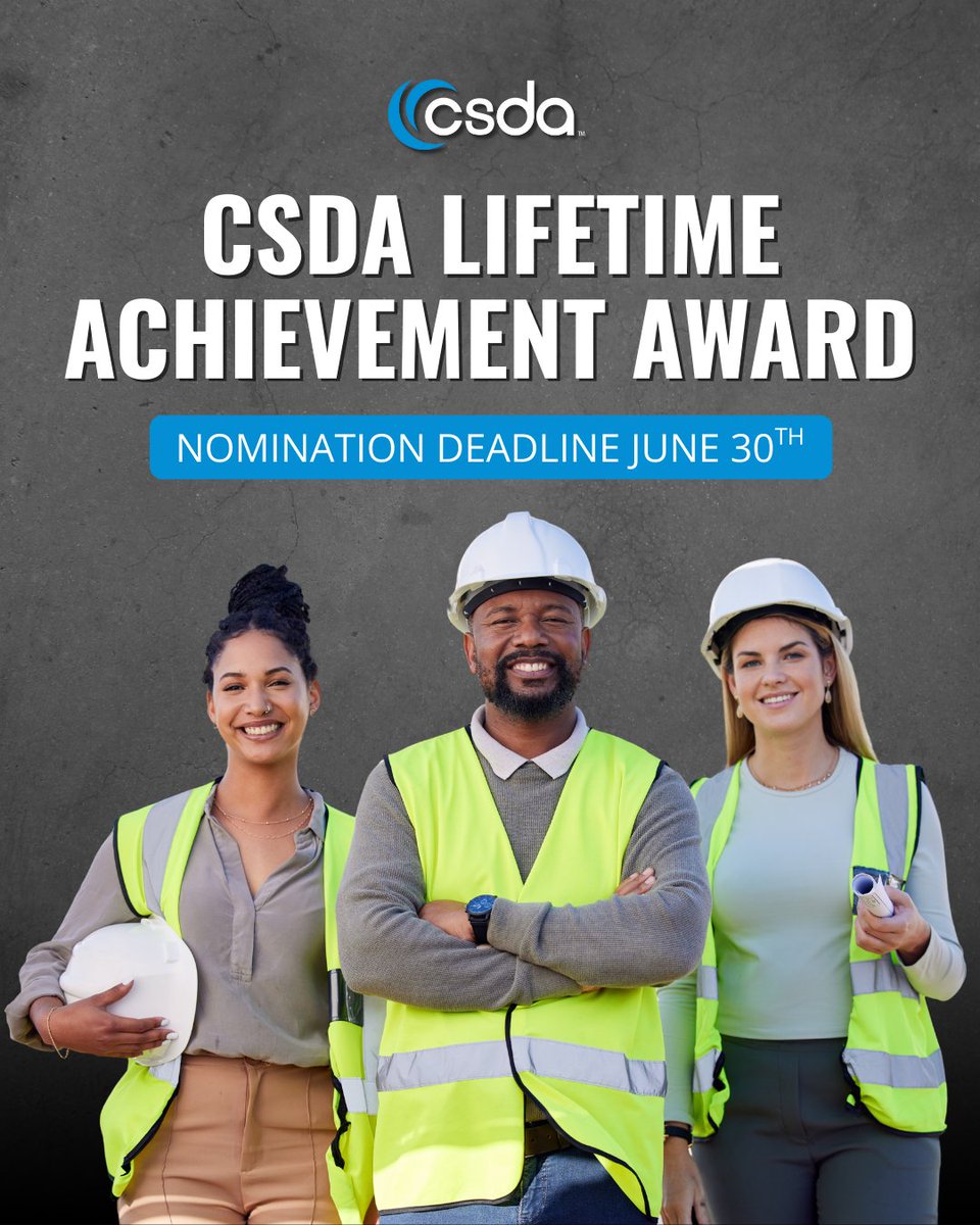 Nominations are open for the 2026 Lifetime Achievement Award! Know someone who’s made a lasting impact on the industry while supporting CSDA? Nominate them today!

🔗 loom.ly/cXmKuQY