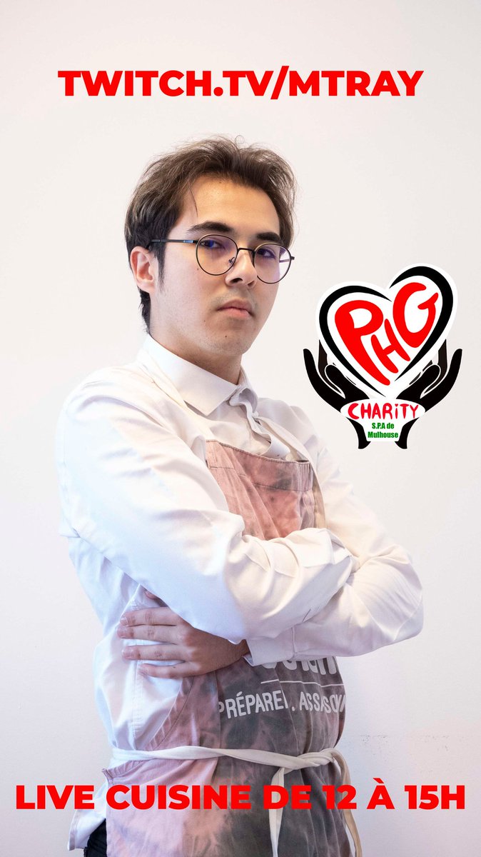 🇫🇷 STREAM CUISINE CARITATIF sur ma chaîne Twitch de 12h à 15h avec <a href="/Kenkyraky/">Kenkyraky</a> <a href="/ShinraVL/">Shinratatouille</a> <a href="/F0llennn/">F0llen</a> <a href="/Feeniks_/">Feeniksッ</a> <a href="/Otakaw1/">Otakaw</a> 

🇬🇧 CHARITY COOKING STREAM tomorrow from 12AM to 3PM with <a href="/Kenkyraky/">Kenkyraky</a> <a href="/ShinraVL/">Shinratatouille</a> <a href="/F0llennn/">F0llen</a> <a href="/Feeniks_/">Feeniksッ</a> <a href="/Otakaw1/">Otakaw</a>