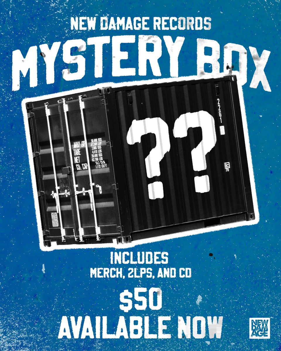SPRING CLEANING SALE! Mystery boxes are available now while qtys last. Includes merch (shirt, hoodie or soccer jersey), 2 vinyl LPs and a CD. Add a note at checkout if you're hoping for a certain artist 🫡

dinealonestore.com/products/new-d…