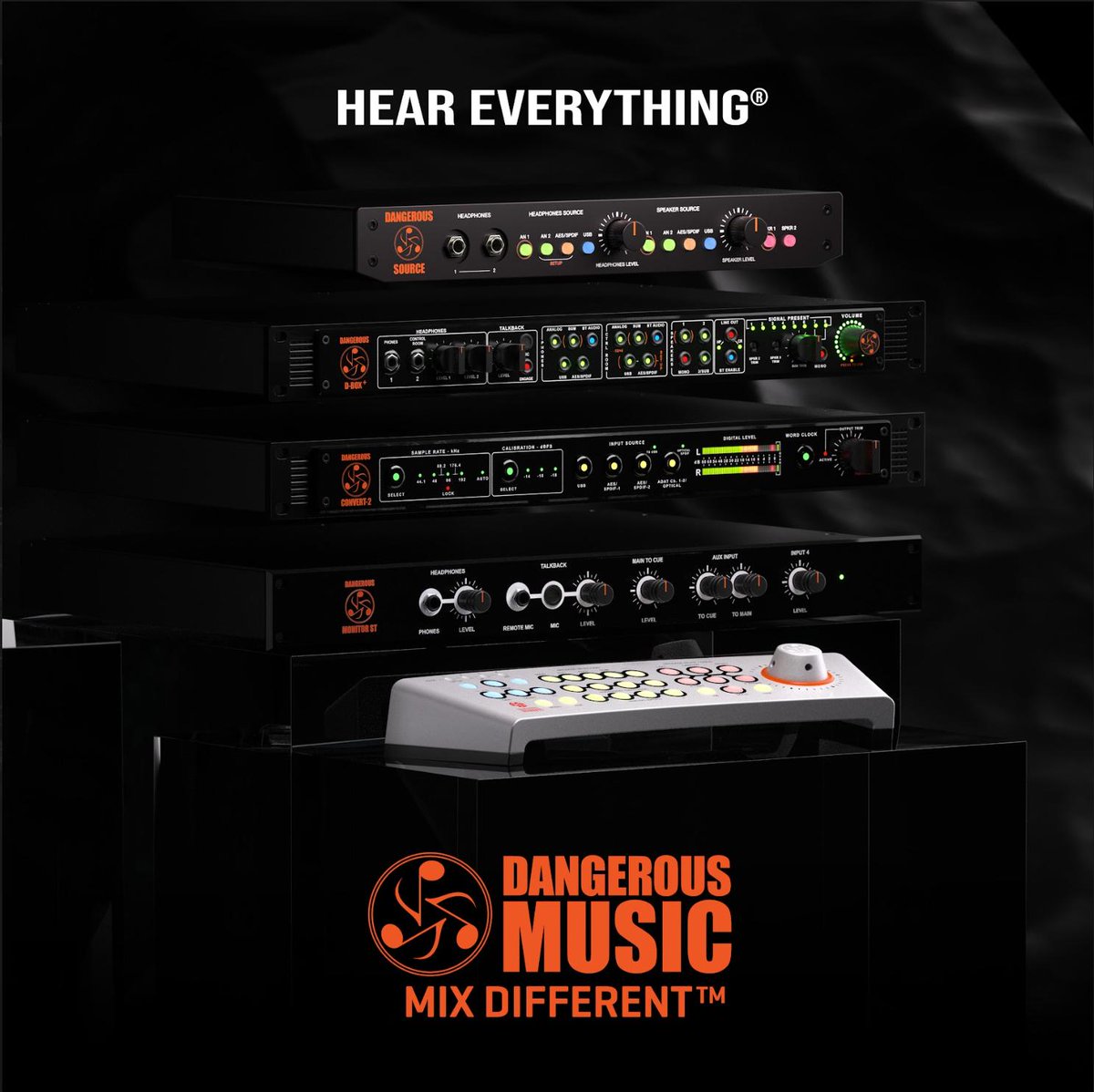 Raise your right hand and swear to the Dangerous Music code. Do you solemnly swear to HEAR EVERYTHING®, SACRIFICE NOTHING®, and dare to MIX DIFFERENT®? Thank you. For believing in audiophilia.

#dangerousmusic #sacrificenothing #heareverything #analog  #MixDifferent
