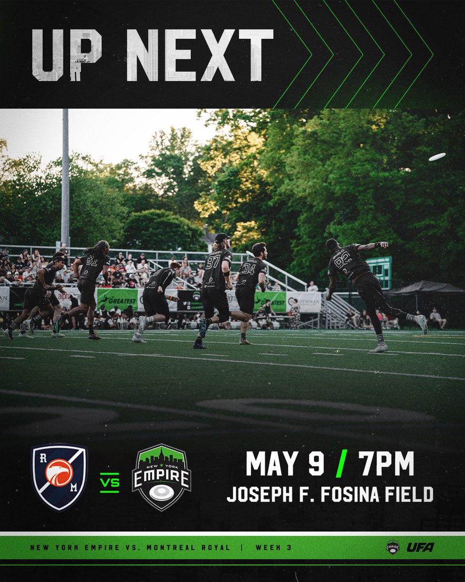 ONE WEEK until our Home Opener! Get your tickets now! ➡️ shopempireultimate.com/collections/ti…