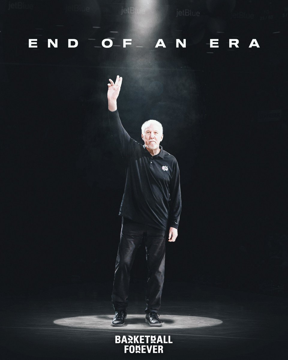 BREAKING: Gregg Popovich is transitioning to full-time Team President, and will no longer be the head coach of the San Antonio Spurs🚨

Popovich's 29-year run as the Spurs' head coach comes to an end.

(via Shams)