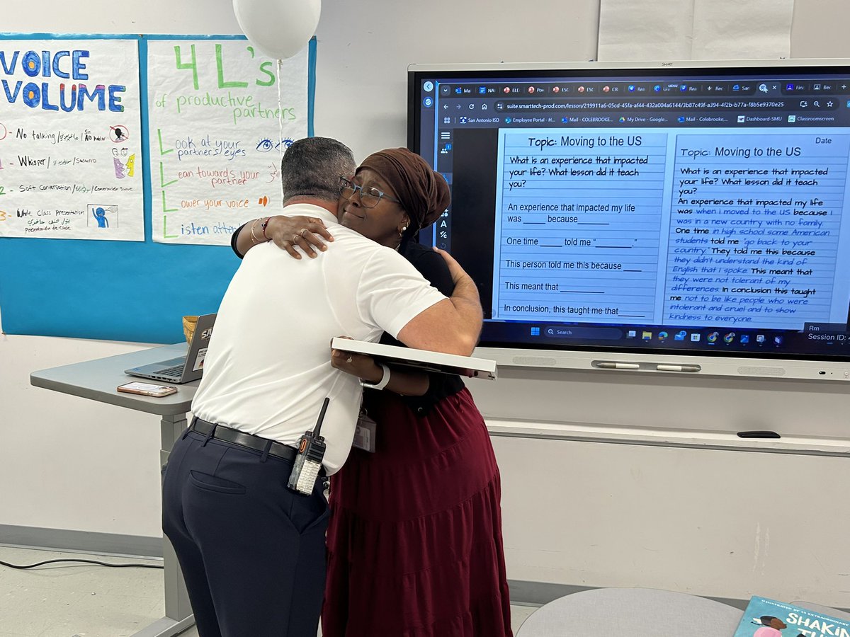 We are proud to announce the 46th Annual SAAABE ESL Teacher of the Year- Shontell Colebrooke from Lanier HS in SAISD! She will be honored on May 16th at SAAABE conference! Congrats! 🏆