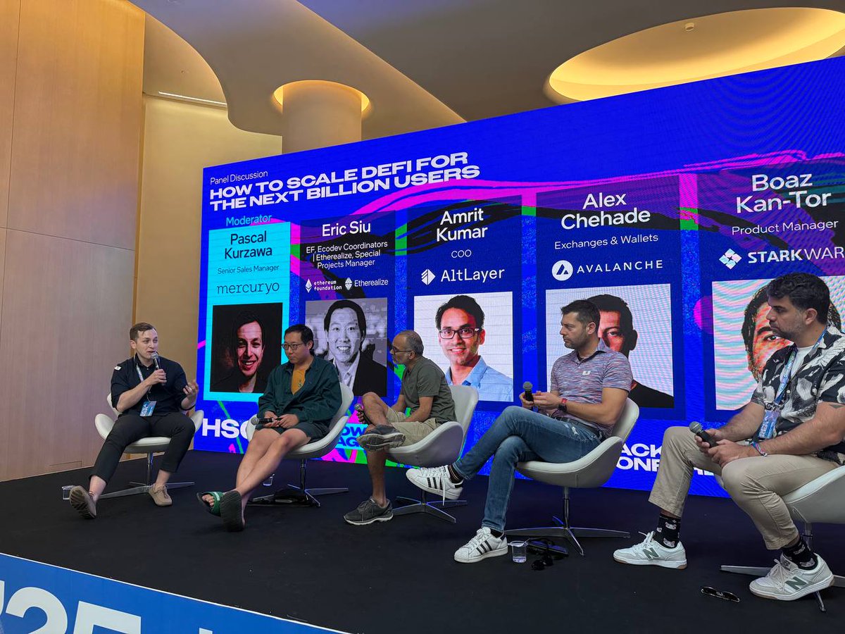 AltLayer (@alt_layer) on Twitter photo "Is crypto good at infra and s**t at products?" <a href="/randomishwalk/">eric siu 🐈⬛</a> asked at <a href="/mpost_io/">Mpost Media Group</a>'s Hack Seasons Dubai today
& real talk followed....
This superpanel did not hold back, delving into the issues with DeFi today <a href="/maqstik/">Amrit Kumar</a> <a href="/AlexCrypto42/">Alex Chehade 🔺</a> <a href="/BoazKenTor/">Boaz Kan-Tor</a> <a href="/KurzawaPascal/">Pascal Kurzawa</a> "Is crypto good at infra and s**t at products?" <a href="/randomishwalk/">eric siu 🐈⬛</a> asked at <a href="/mpost_io/">Mpost Media Group</a>'s Hack Seasons Dubai today
& real talk followed....
This superpanel did not hold back, delving into the issues with DeFi today <a href="/maqstik/">Amrit Kumar</a> <a href="/AlexCrypto42/">Alex Chehade 🔺</a> <a href="/BoazKenTor/">Boaz Kan-Tor</a> <a href="/KurzawaPascal/">Pascal Kurzawa</a>