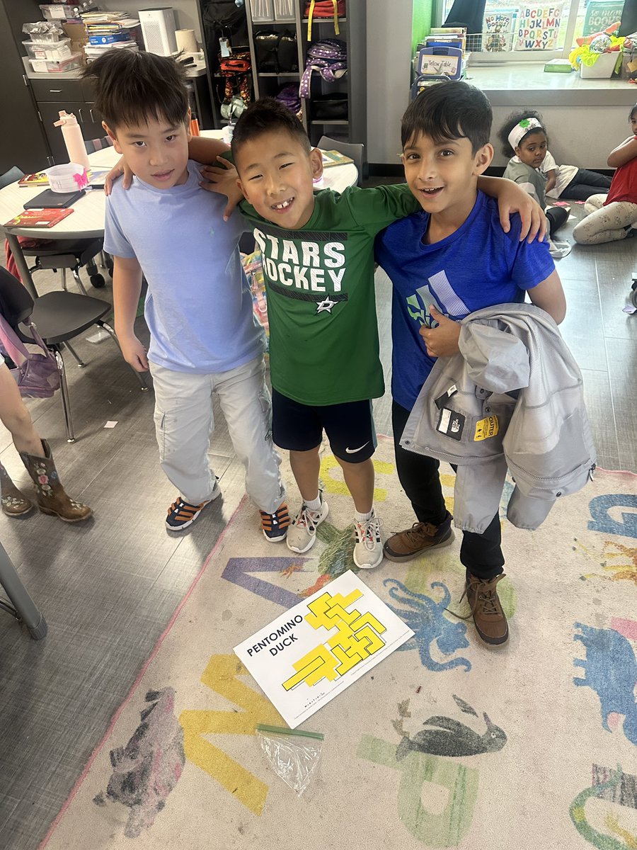 Mrs. Wiseman’s Classroom (@mrswisemanstem) on Twitter photo The teamwork and pushing of our thinking is unmatched today! We’re working with pentominoes to solve puzzles and having a blast! 🧩 🧠
#ThinkAPalooza
<a href="/MemorialSTEM/">Memorial Elementary</a> <a href="/KaulskyCrew/">Valerie Kaulsky</a> The teamwork and pushing of our thinking is unmatched today! We’re working with pentominoes to solve puzzles and having a blast! 🧩 🧠
#ThinkAPalooza
<a href="/MemorialSTEM/">Memorial Elementary</a> <a href="/KaulskyCrew/">Valerie Kaulsky</a>