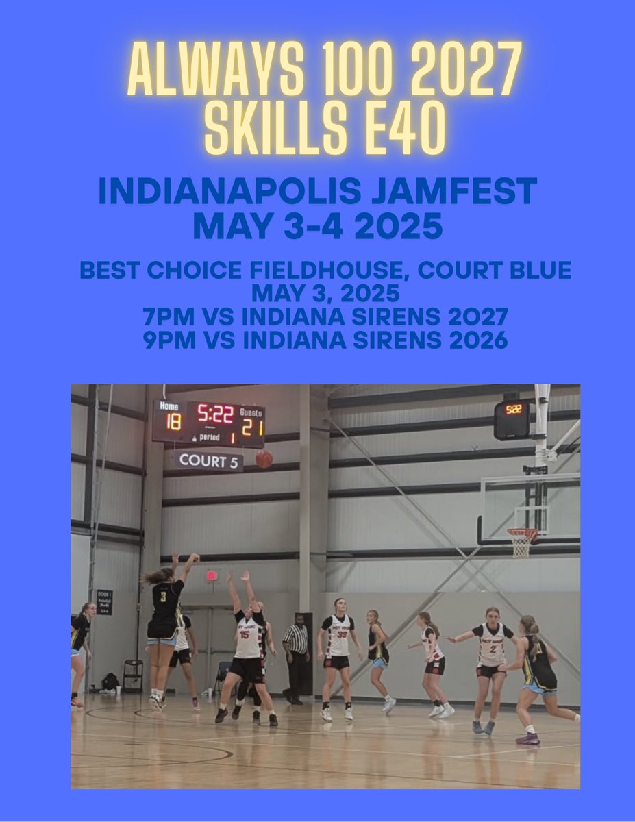 Olivia Conklin (@oliviaconklin_) on Twitter photo BACK AT IT THIS WEEKEND WITH <a href="/Always100Sk27/">Always 100 Skills 2027E40/2028 Dream E40</a> !!!!!
<a href="/vjhAlways100/">Always 100</a> <a href="/Always100_TMH/">Always 100 Basketball</a> #keepworking #BetterTogether #always100FAM BACK AT IT THIS WEEKEND WITH <a href="/Always100Sk27/">Always 100 Skills 2027E40/2028 Dream E40</a> !!!!!
<a href="/vjhAlways100/">Always 100</a> <a href="/Always100_TMH/">Always 100 Basketball</a> #keepworking #BetterTogether #always100FAM