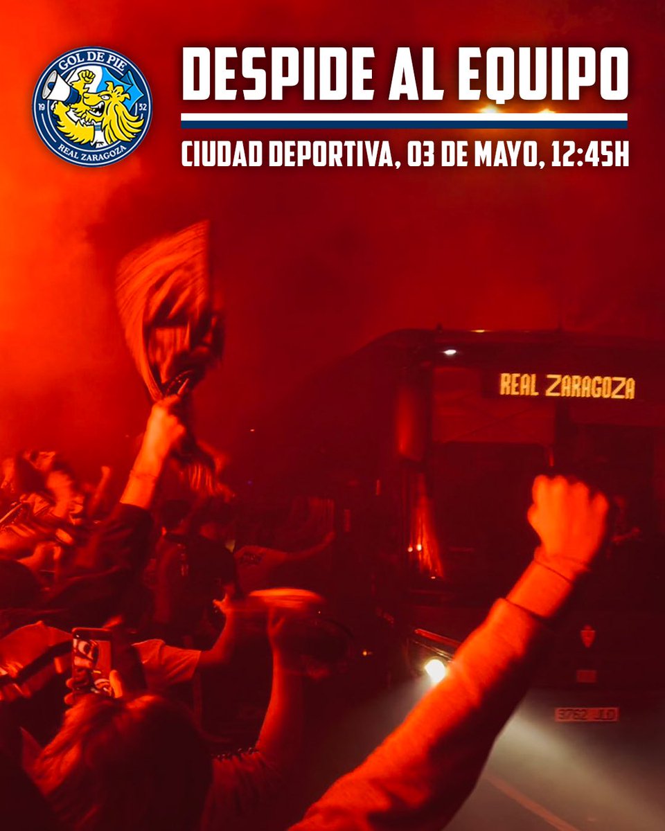 gol_pie's tweet image. 🚌 𝐃𝐄𝐒𝐏𝐄𝐃𝐈𝐃𝐀 𝐀𝐋 𝐄𝐐𝐔𝐈𝐏𝐎 🚌

Desde Gol de Pie, sabemos que el desplazamiento a Ferrol es muy complicado, por eso proponemos a todo el que quiera, que se acerque a la CD para despedir al equipo. 
Pilla tu bufanda y vente….