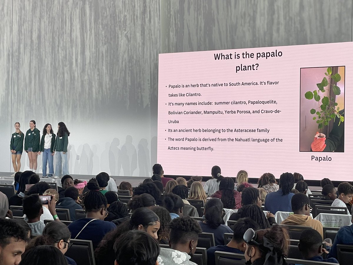 EvanJBurr's tweet photo. Feeling inspired at @NYsunworks Youth Conference 2025! Impressive young people doing amazing work with hydroponics and sustainability science. If these kids are any indication, the planet will be in good hands in the future. #NYCUrbanAg https://t.co/qBGFr0jPPx