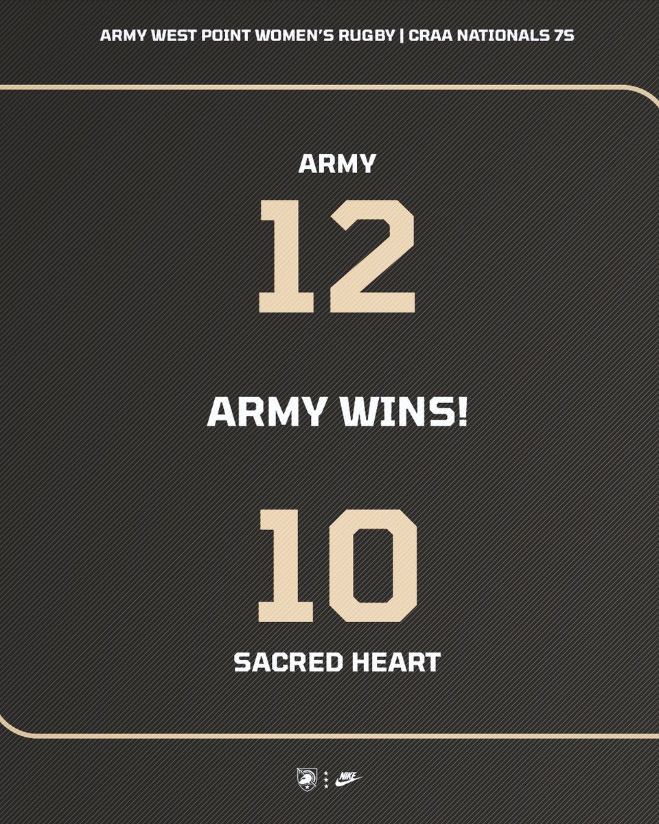 ARMY WINS ‼️

The Black Knights edge out the Pioneers in their first game of the day! Army will next take the field at 2:38p.m. against Lindenwood.

#GoArmy