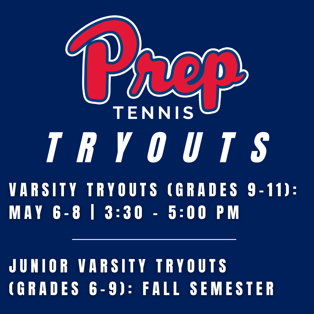 JPsports's tweet image. 🎾 Varsity Tennis Tryouts!
🗓️ May 6 – 8
⏰ 3:30 – 5:00 PM
📍 Prep Tennis Courts
📣 Open to Grades 9–11
Show us your skills and let’s serve up a great season!
Go to bit.ly/4lWu1yX for more information.